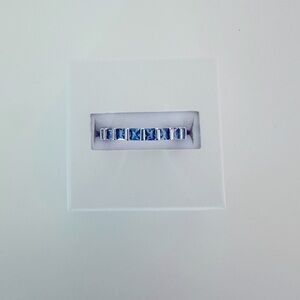 Bomb Party “Electric Soul” Lab Created Blue Topaz Ring